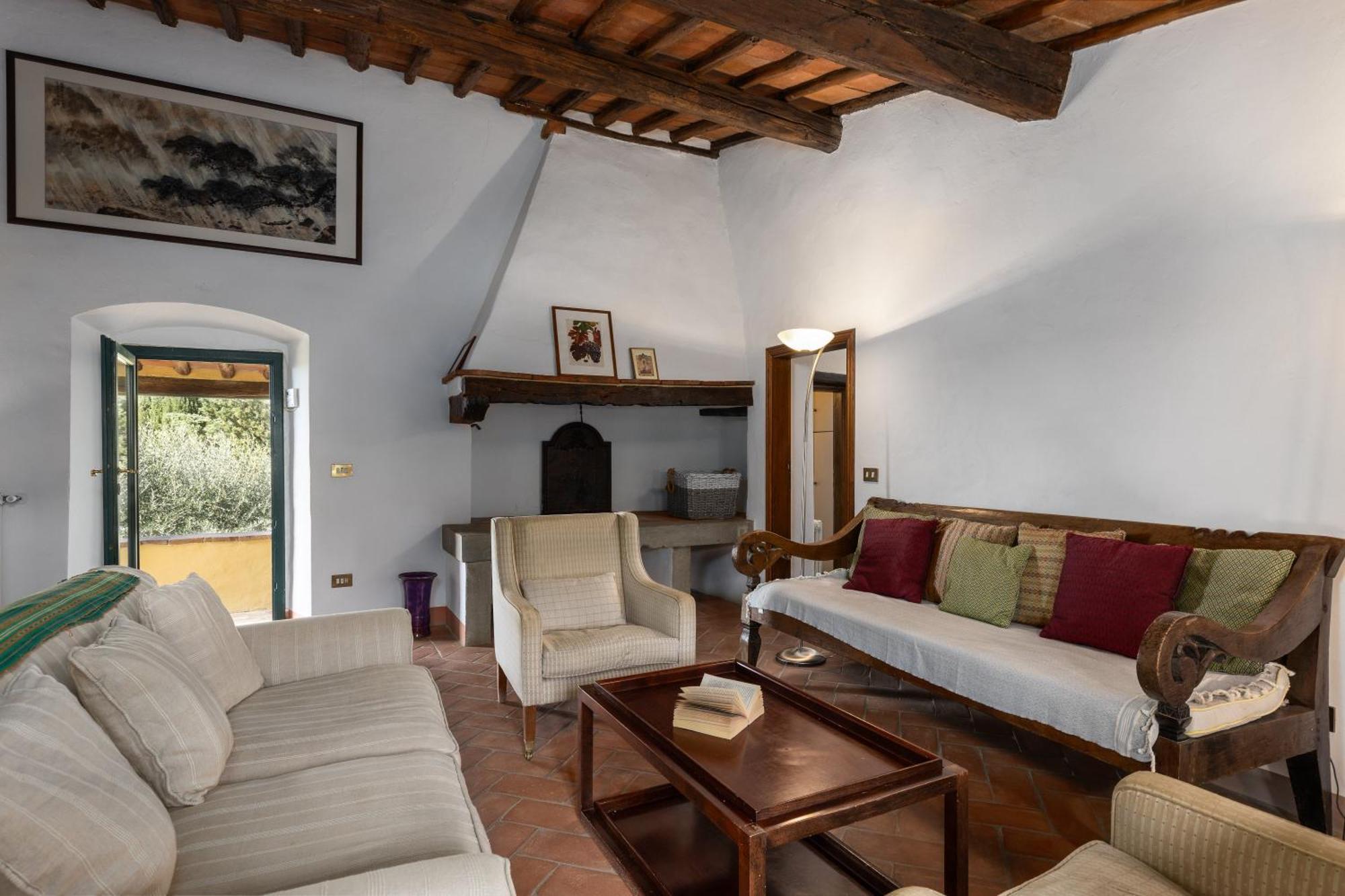 Villa Rosano Greve in Chianti Buitenkant foto